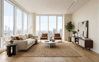 apartment photography leasing rates modern apartment living room with natural light