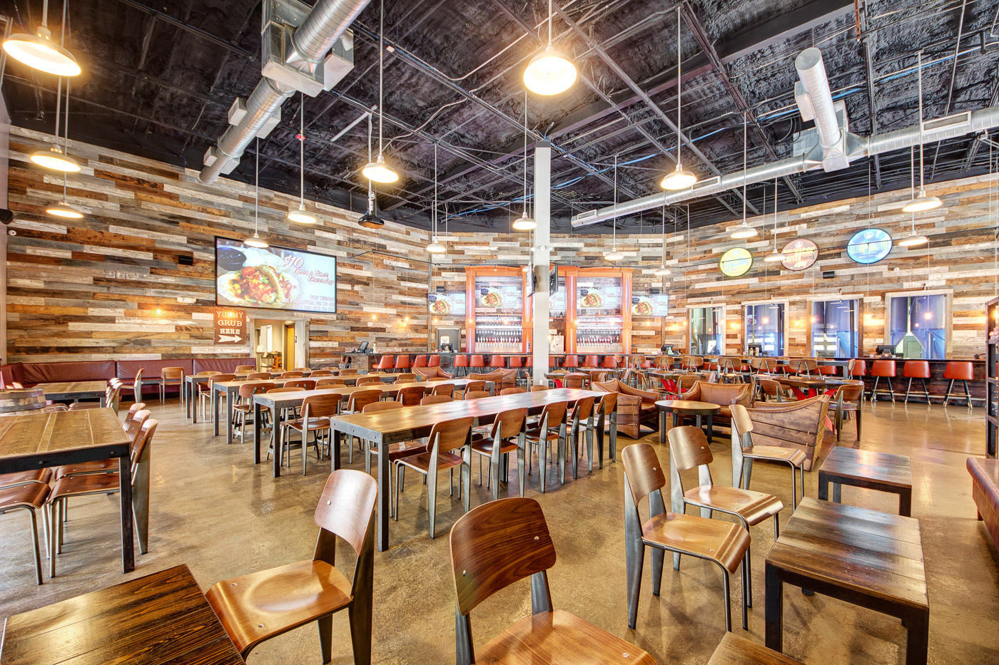 Video walkthrough of restaurant space