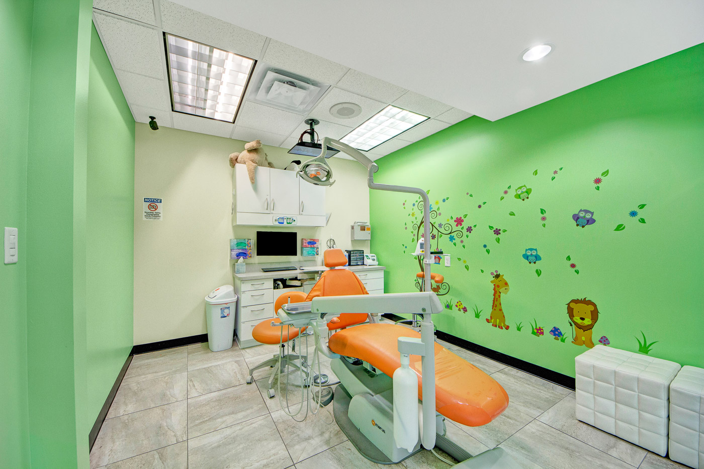 Video walkthrough of medical office interior for patient experience